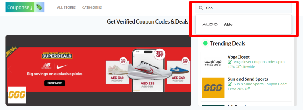 Aldo Coupon Code
