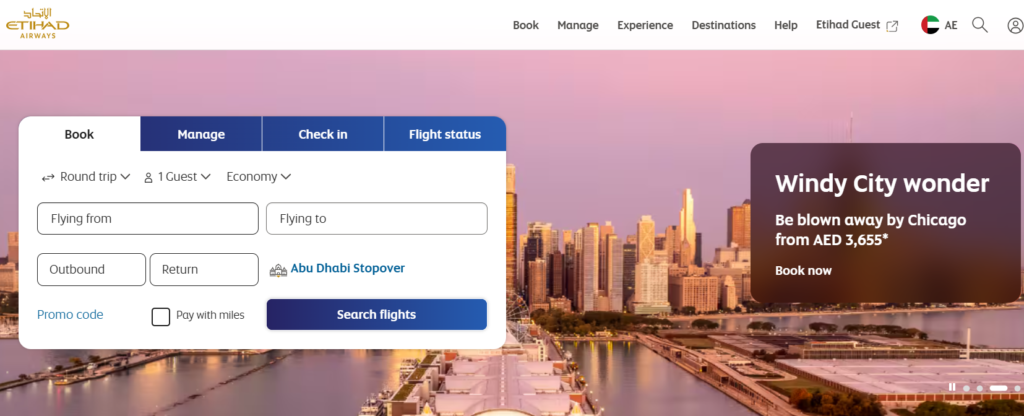 Etihad Airways Discount