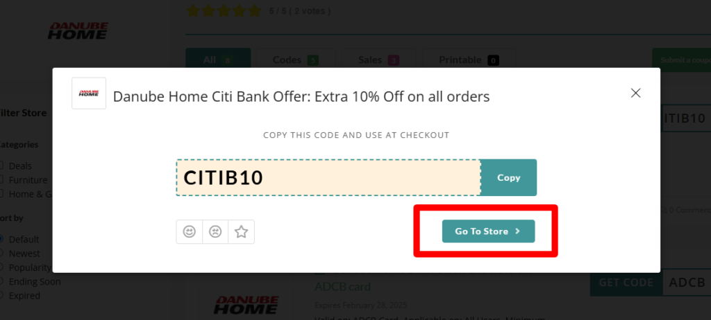 Danube Home Voucher Code