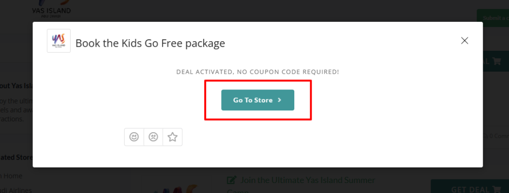 Yas Island Voucher Code