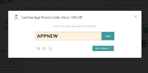 Cartlow Coupon Code