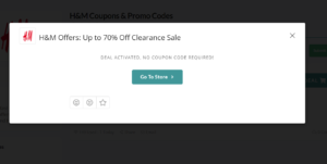 h&m Coupon code