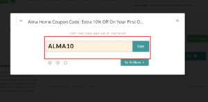 alma home promo code