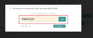 Ali express coupon code