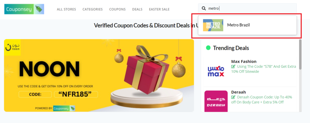 metro brazil promo code