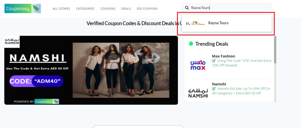 Rayna Tours Coupon code