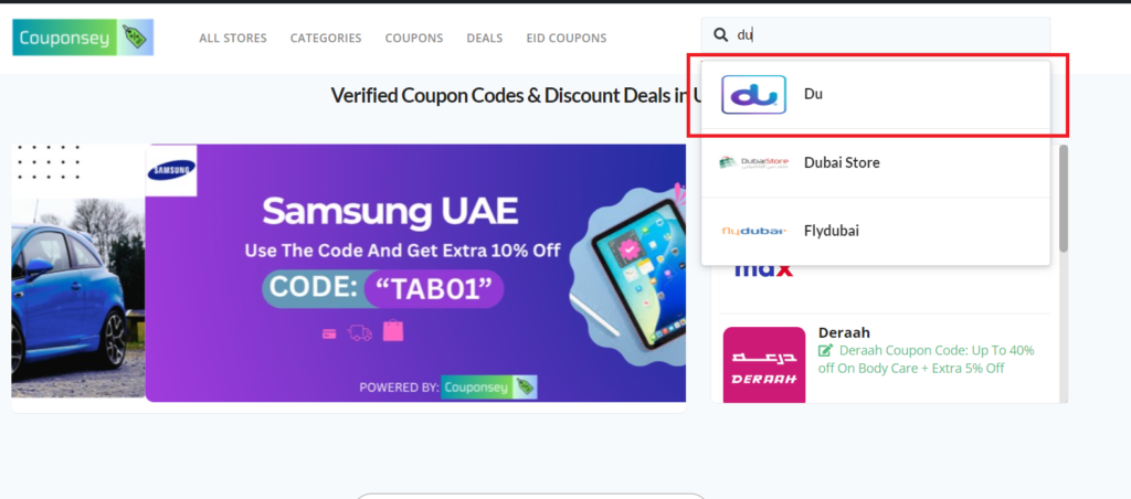 du promo code