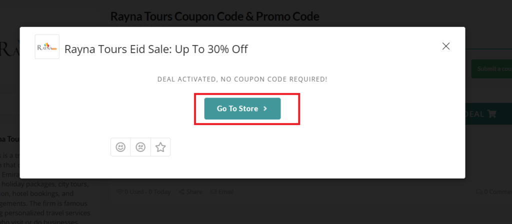 rayna tours promo code
