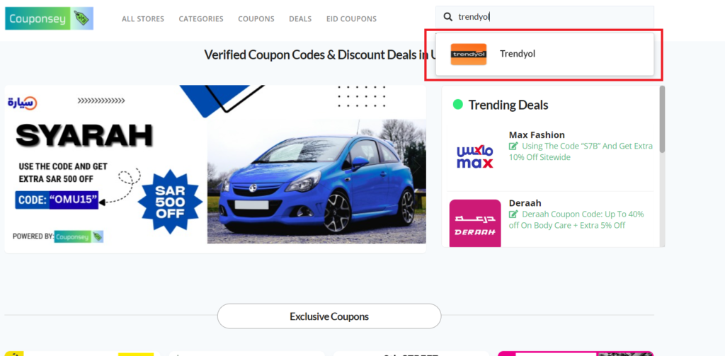 Trendyol Coupon code
