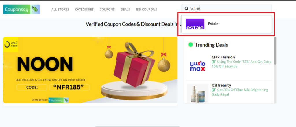 estaie promo code