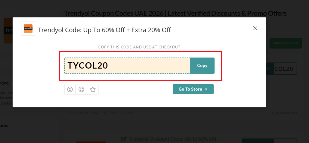 trendyol promo code