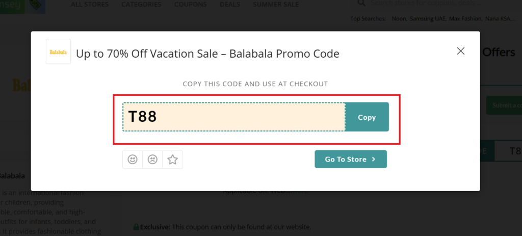 balabala coupon code