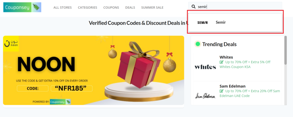 semir promo code