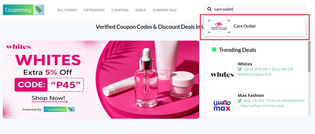 care outlet coupon code