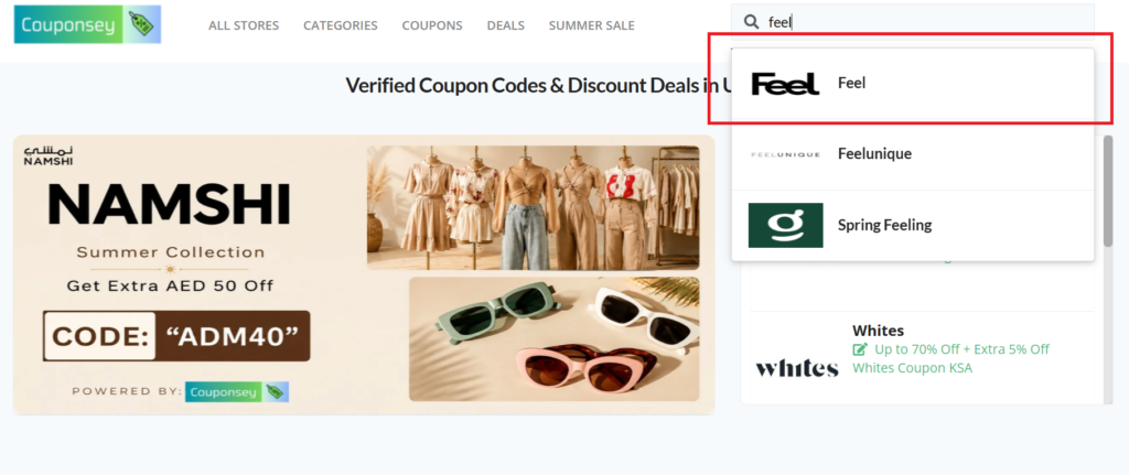 feel coupon code