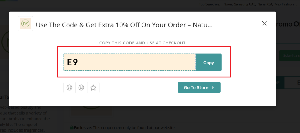 natural touch voucher code