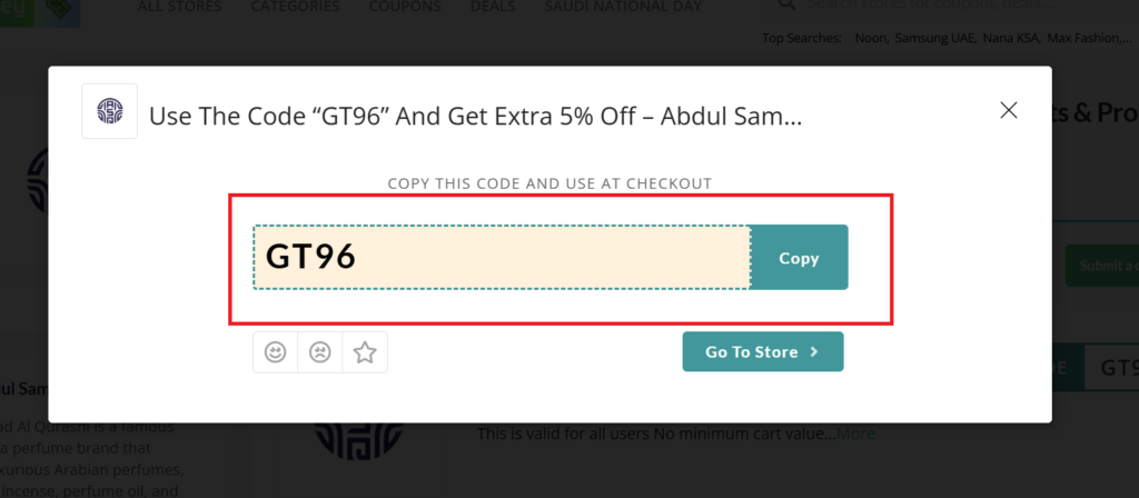 Abdul samad al qurashi promo code