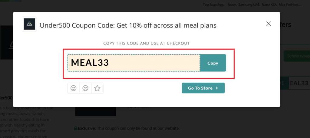 under500 coupon code