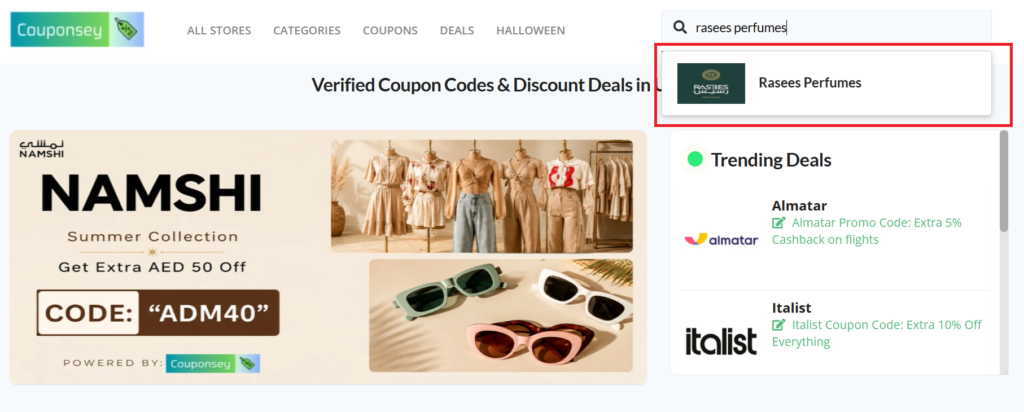 Rasees Perfumes Promo Code