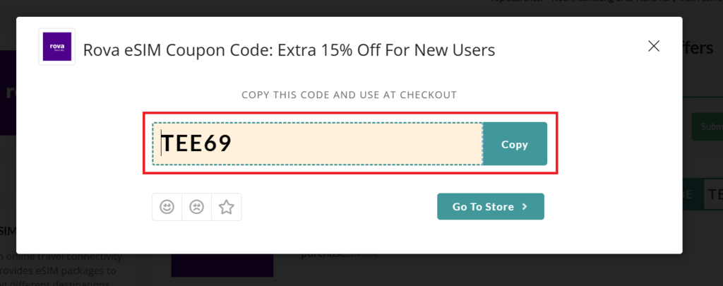 Rove esim Coupon Code