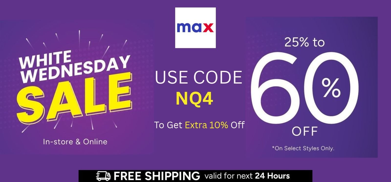 Max Fashion White Wednesday Sale