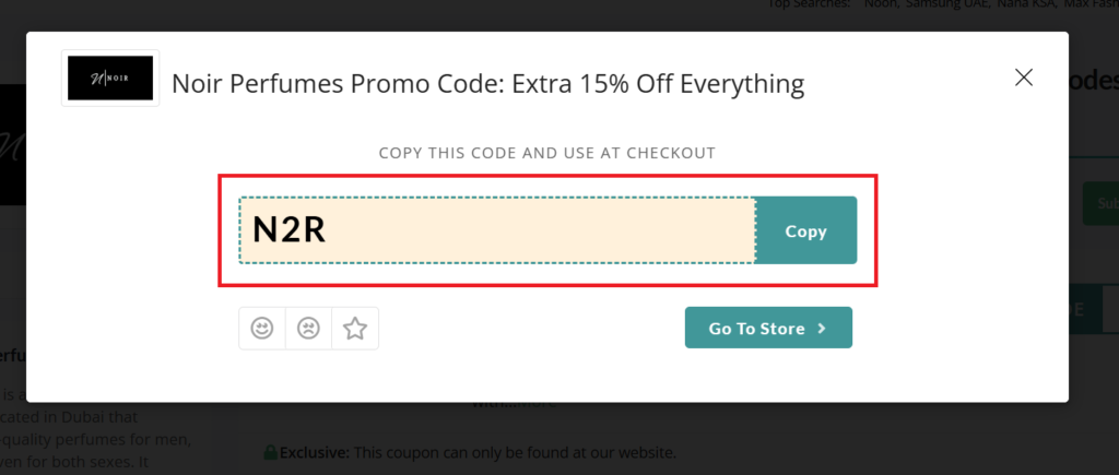 noir perfumes promo code